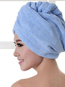 Toalha de Microfibra Para Cabelo Clean Hair Anti Frizz Secagem Rápida