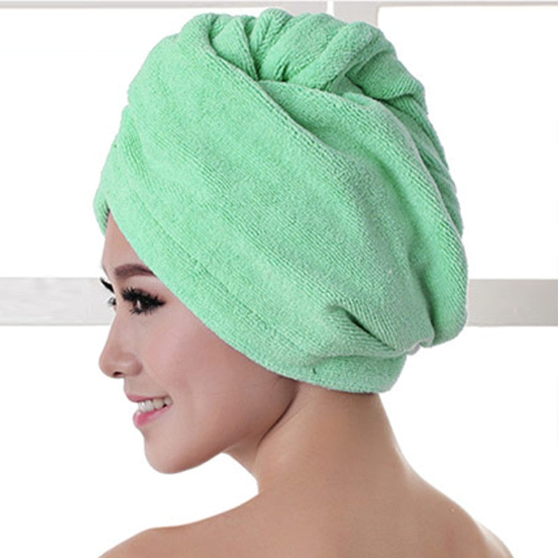 Toalha de Microfibra Para Cabelo Clean Hair Anti Frizz Secagem Rápida