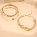 Pulseira Lucky Feminina de Aço Inoxidável | Pulseira Elegante com Design Sofisticado e Charmoso