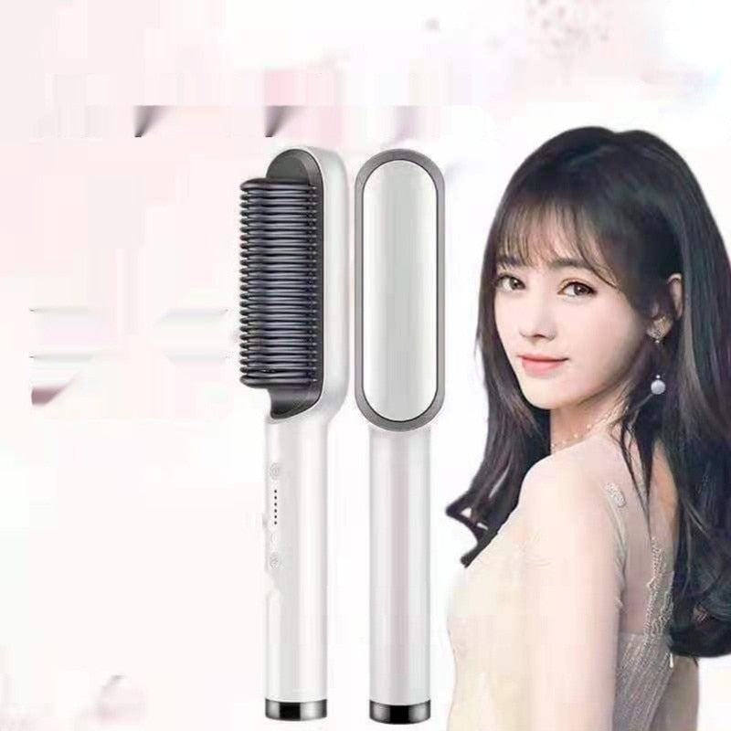 Escova Alisadora 3 em 1 Beauty Hair | Alisa, Modela e Reduz Frizz em Minutos