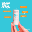 Protetor Solar Facial com Base em Bastão FPS 50 Efeito Matte Sunless Stick Envio Imediato