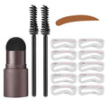 Kit Carimbo para Sobrancelhas Perfect Brow com 10 Moldes e Efeito Natural –