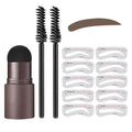 Kit Carimbo para Sobrancelhas Perfect Brow com 10 Moldes e Efeito Natural –